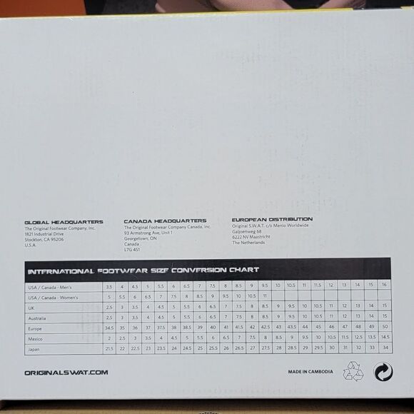 Original SWAT Classic 6" Side Zip Black WP Safety Tactical Boots (116101) Size 7 - Picture 3 of 12